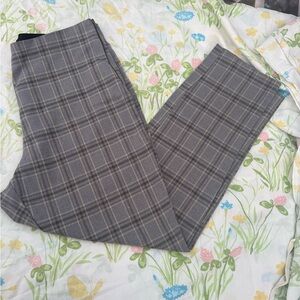 Nine West Charcoal Checkered Men's Pants